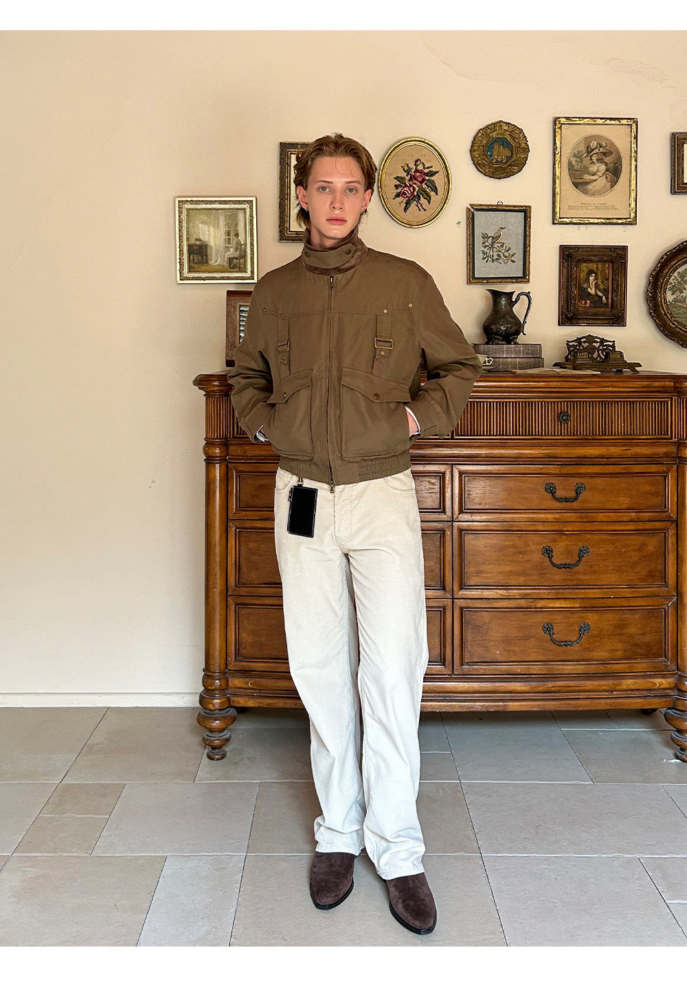 EME Vintage Corduroy Lapel Jacket