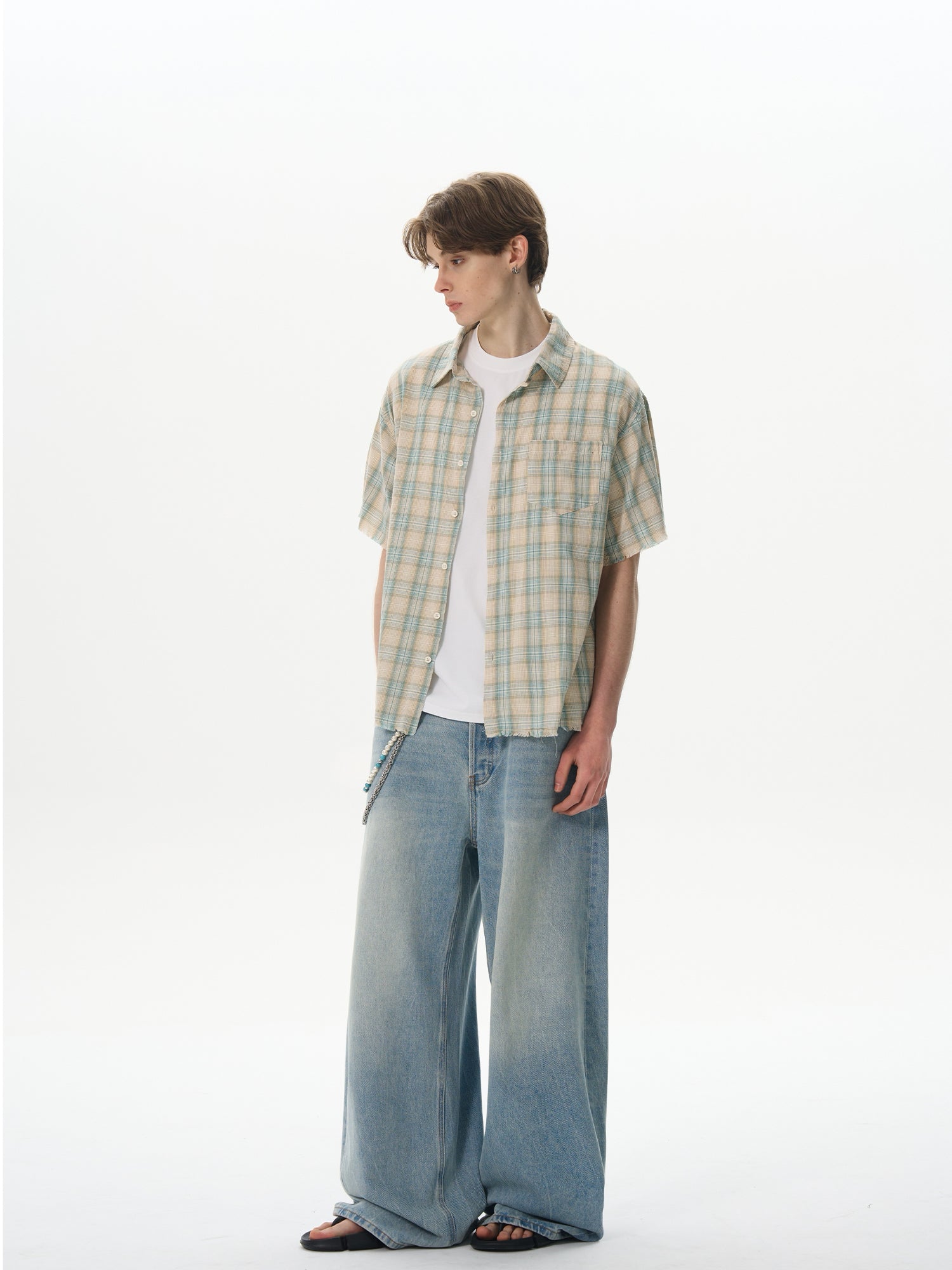 BTSG Plaid Rough Shirt