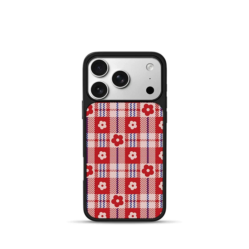 Pbcase Small Safflower Square High-end Apple Phone Case