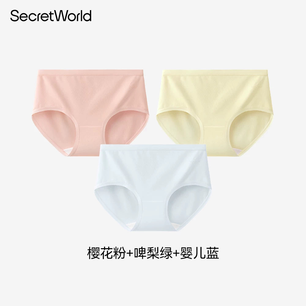 SecretWorld Cotton Antibacterial Mid-waist Briefs