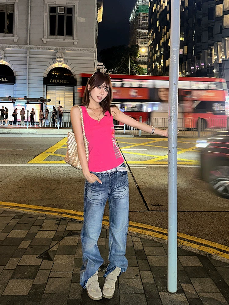 EAHO Retro Straight Versatile Jeans