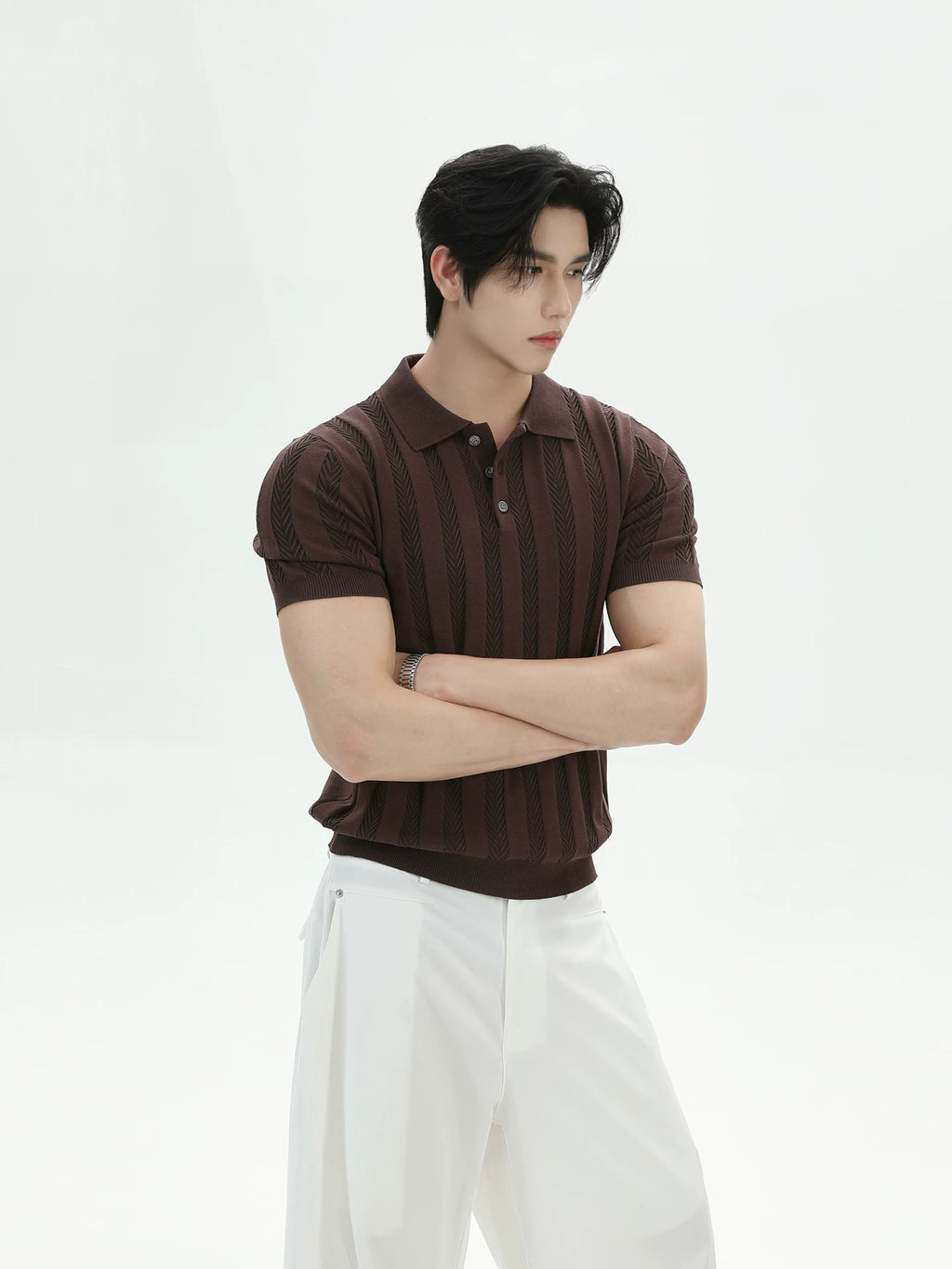 TURNTIDE Cool Knitted Anti-Wrinkle Tee