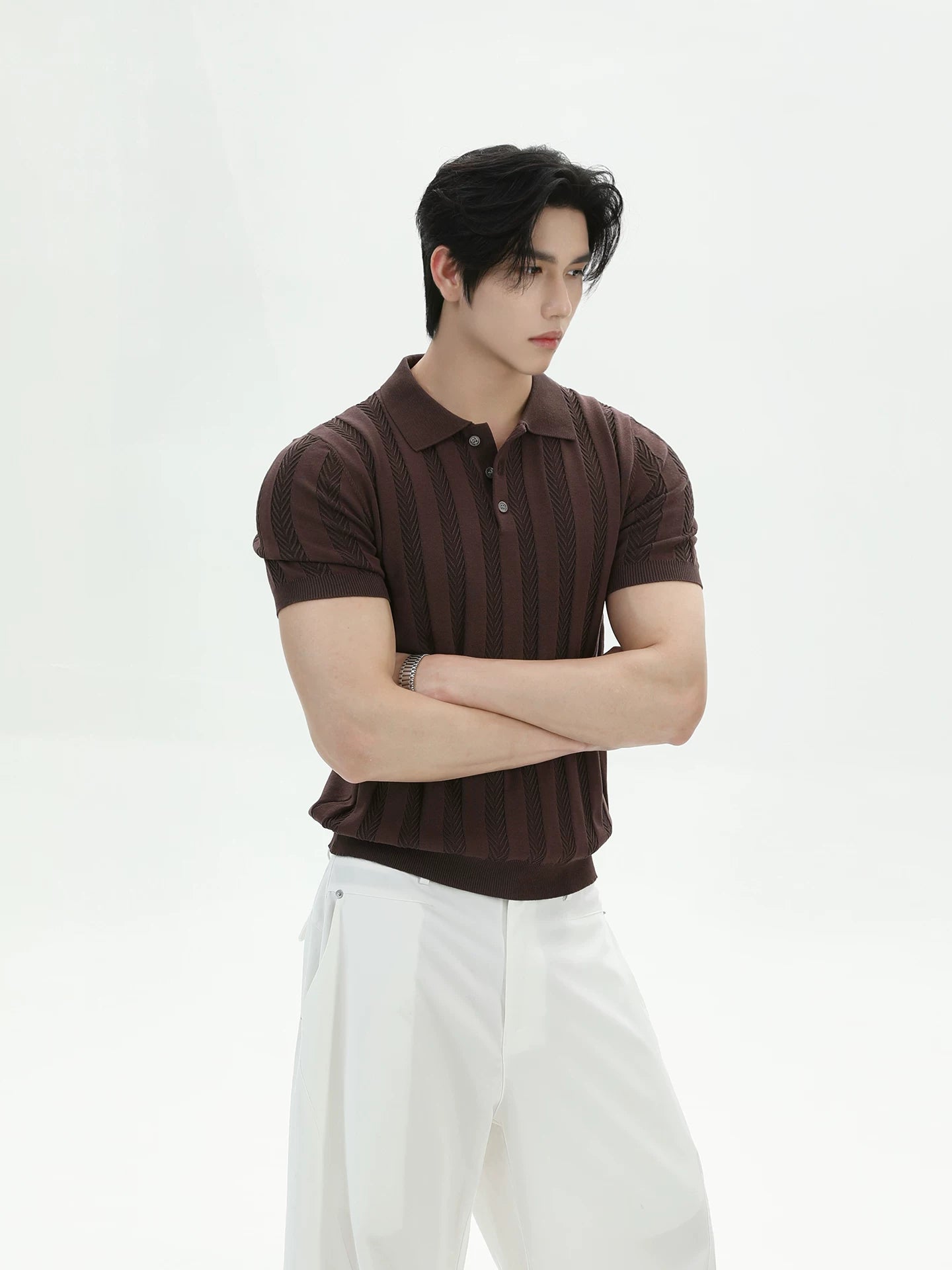 TURNTIDE Cool Knitted Anti-Wrinkle Tee