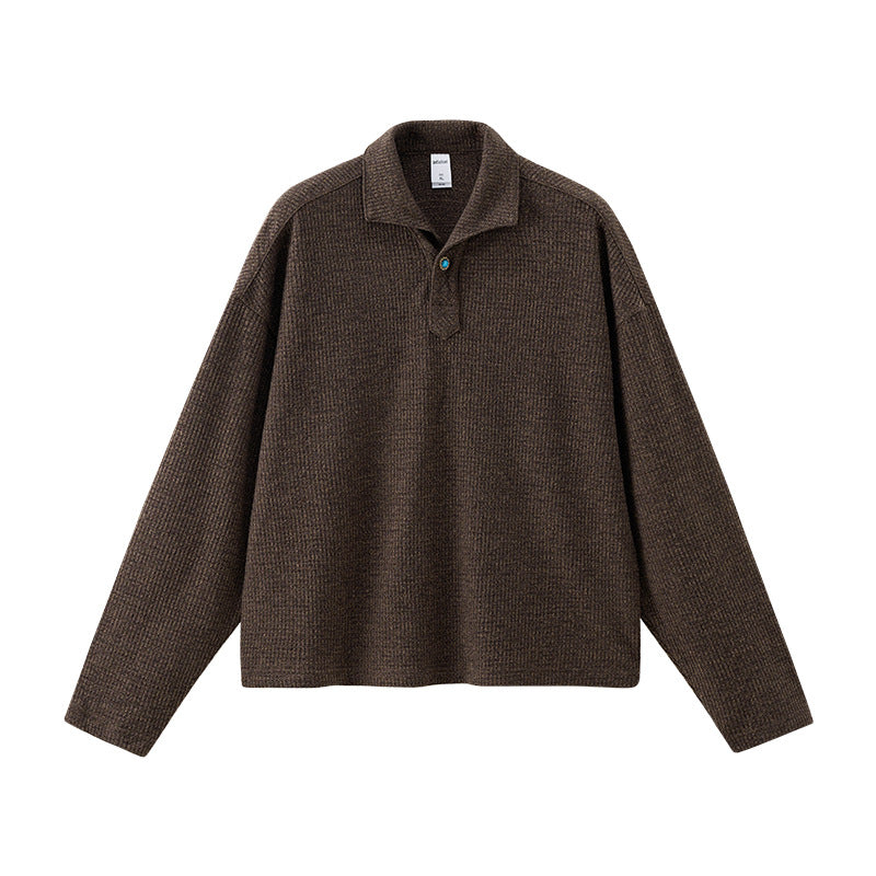 Inflation Loose Casual Lapel Long Sleeve