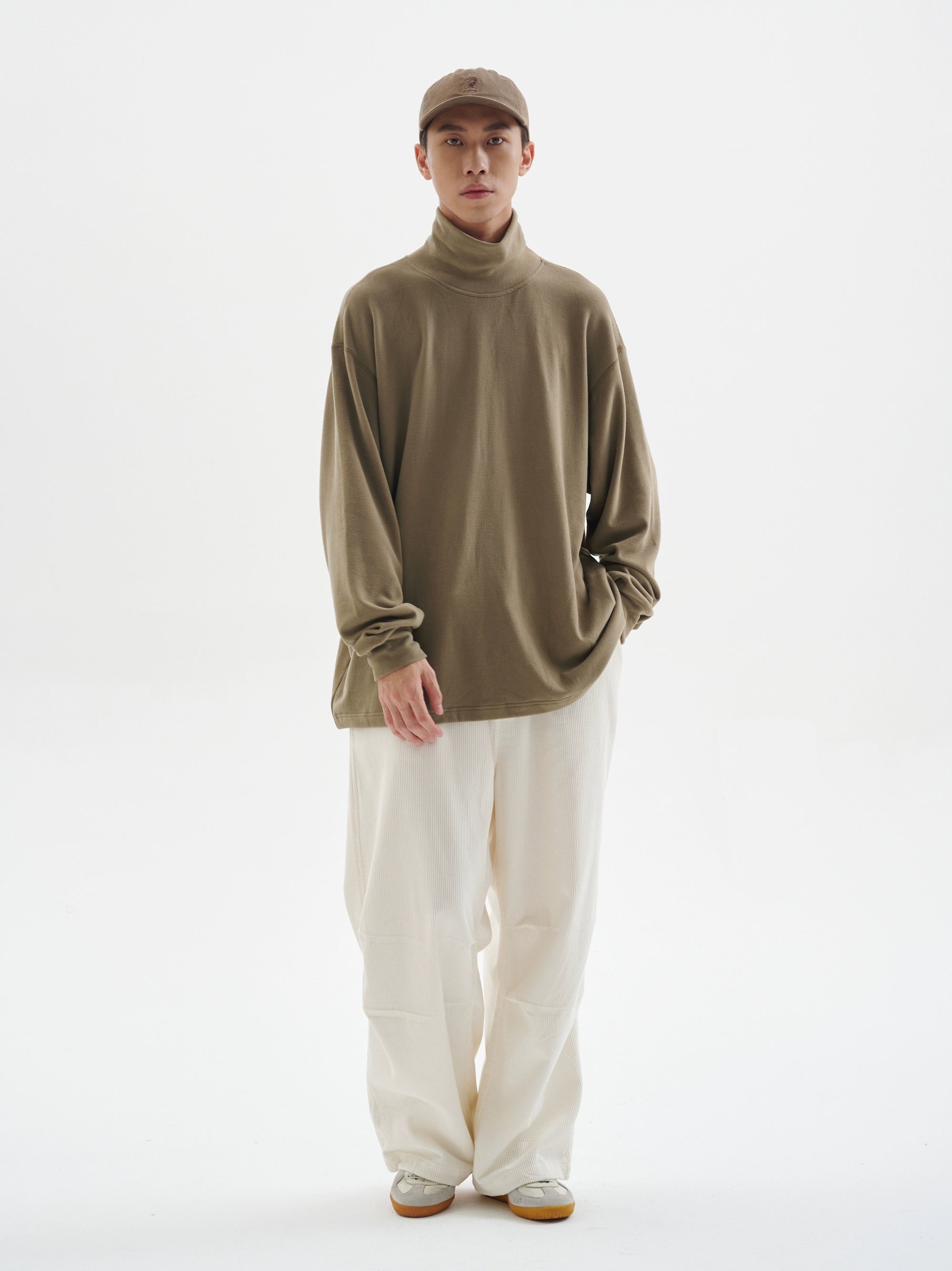 BUTTBILL 8-pit non-elastic corduroy Japanese Pants