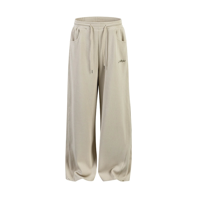 CoosRetro Loose Casual Fleece Track Pants