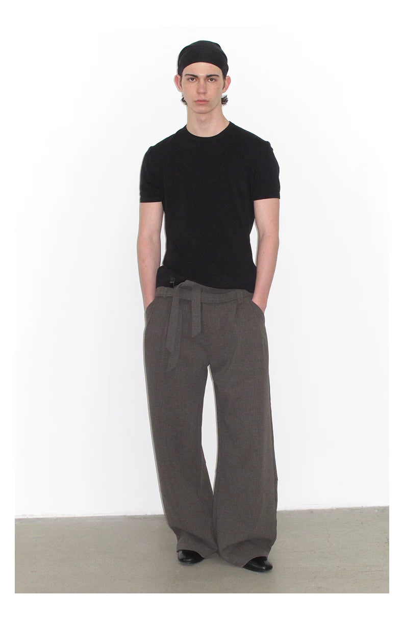 NOT UGLY High Elastic Front Shoulder Casual Tee