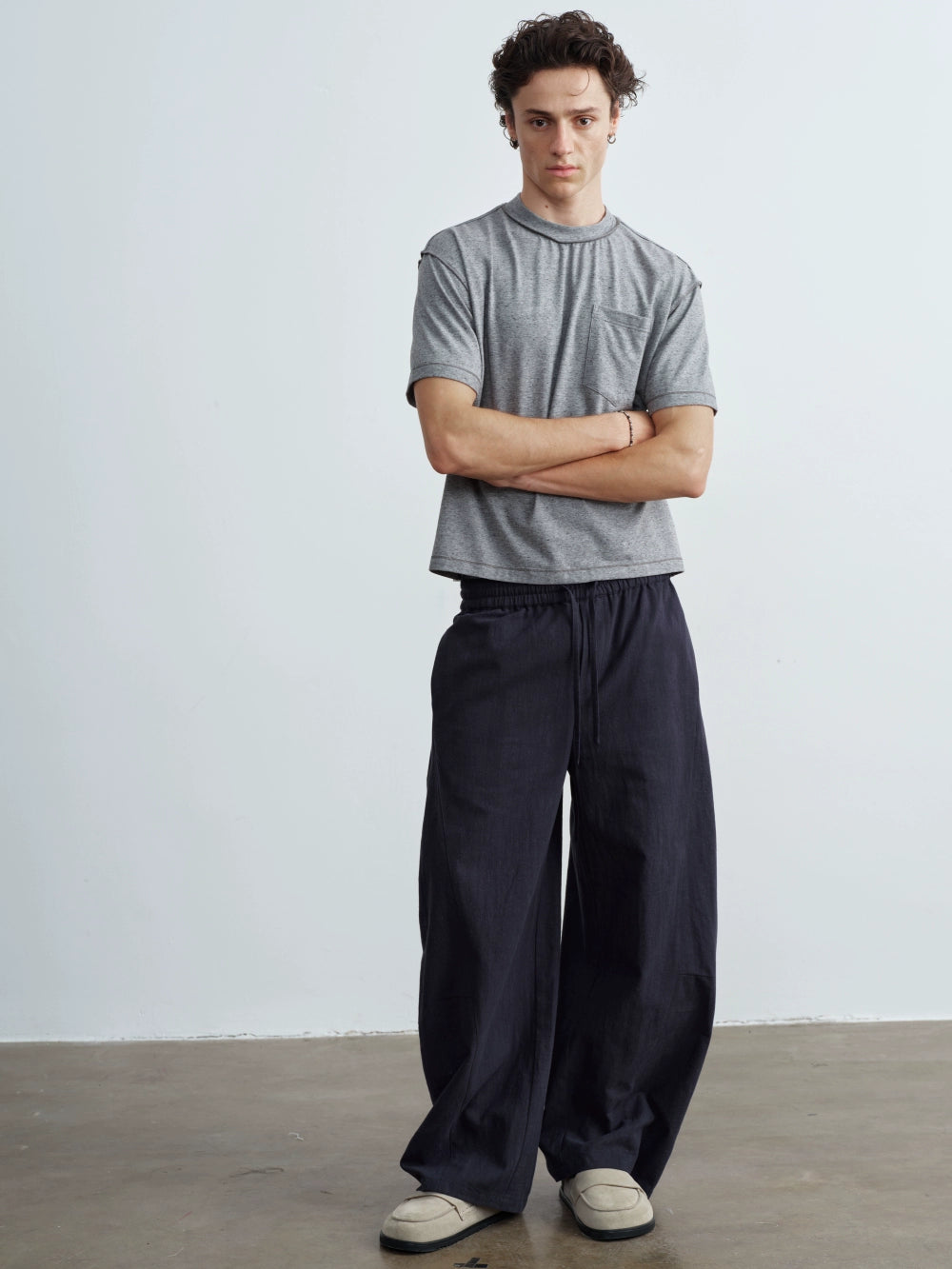 VLABMADE Loose Lazy Wide Leg SweatPants