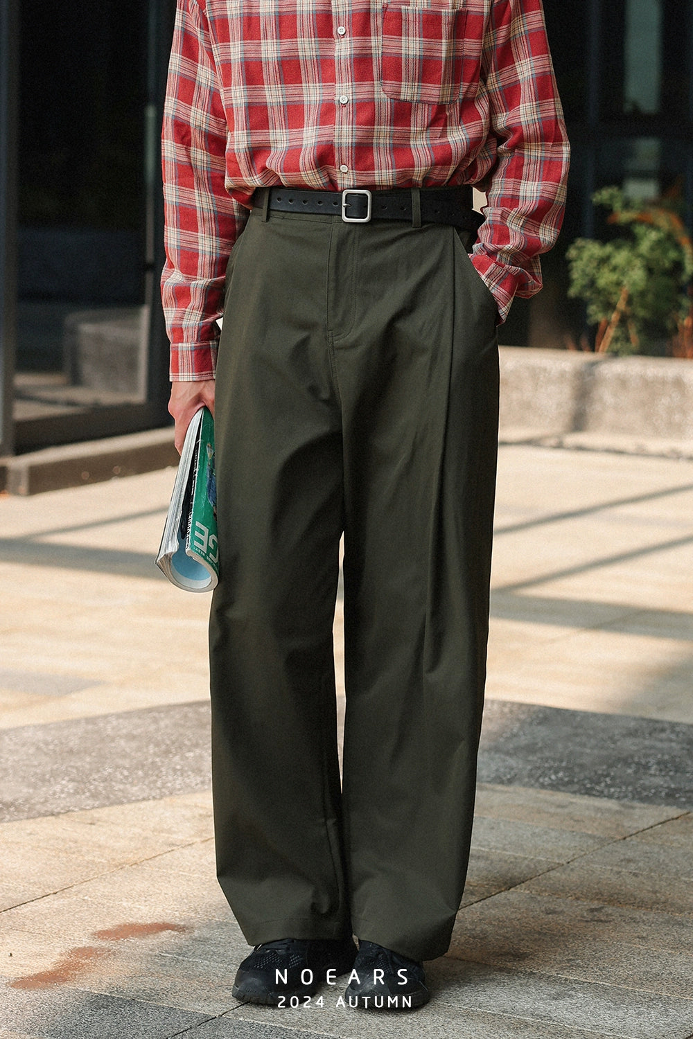NOEARS Elastic Waist Slacks