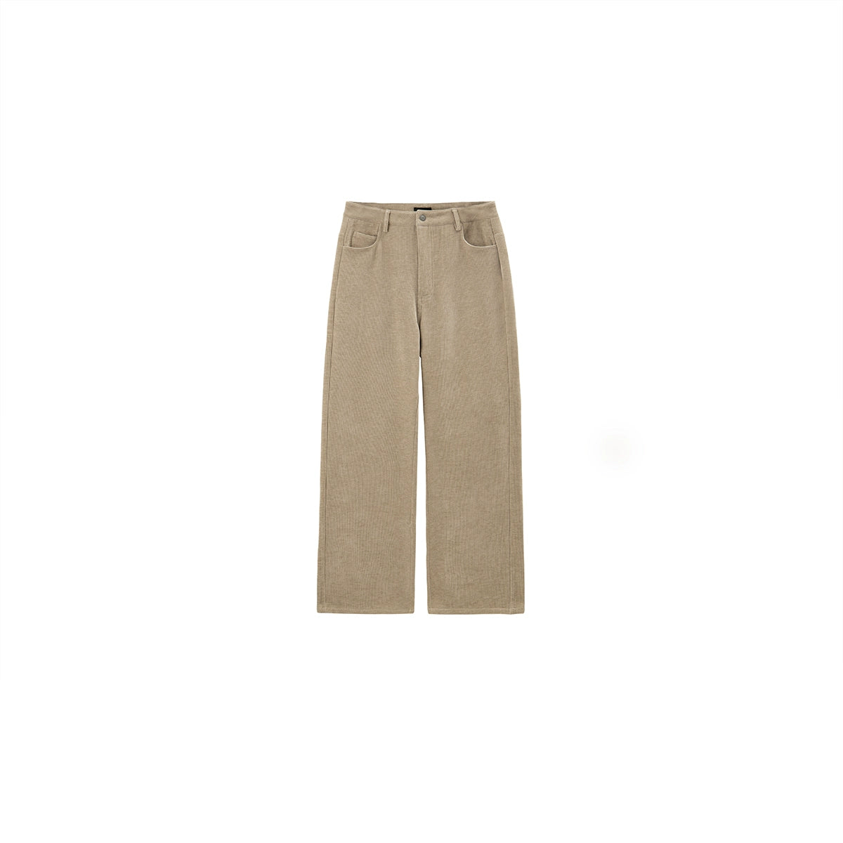 PLUS NO LOGO Corduroy Vertical Loose Straight-leg Pants