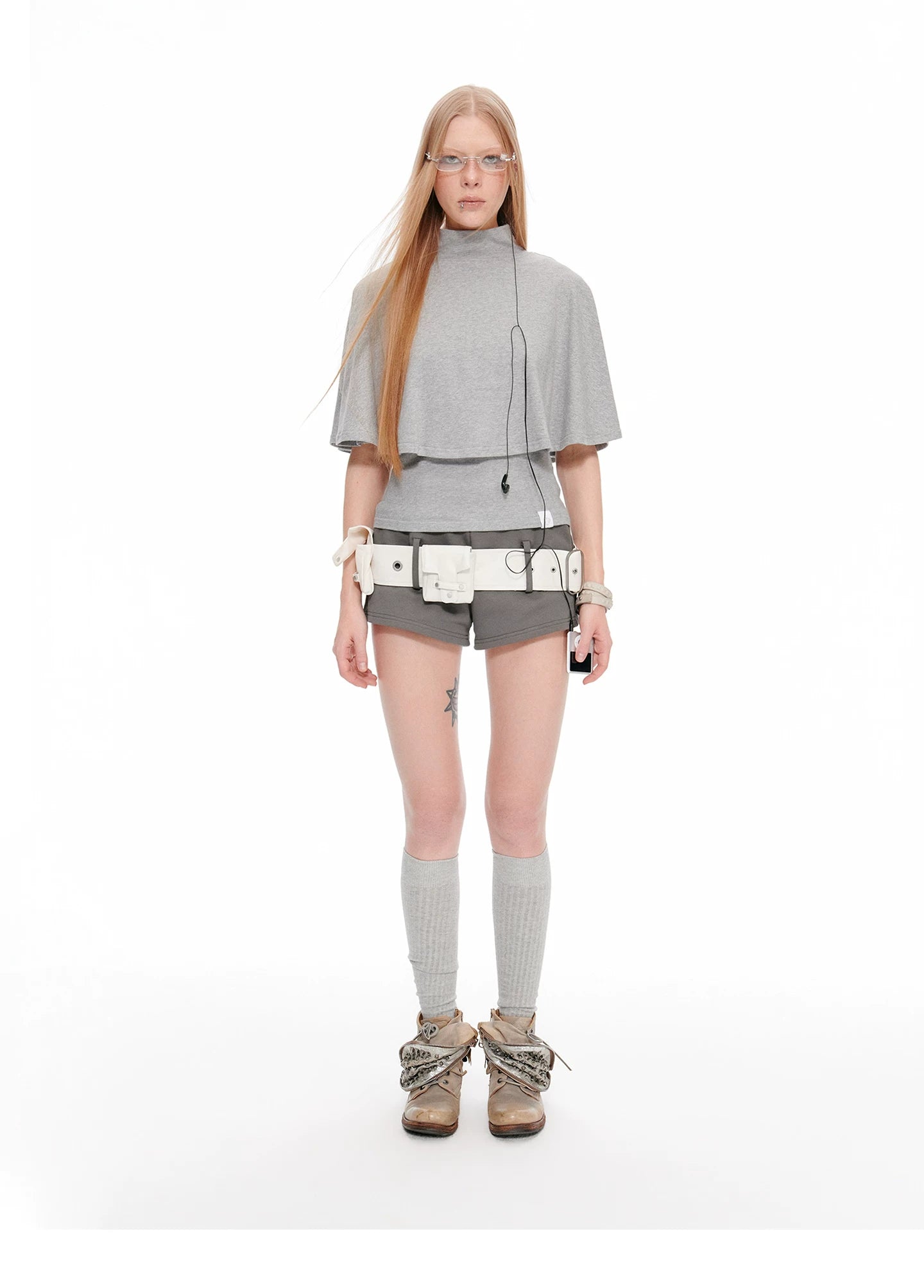 JIKOO High-waisted Slim Shorts