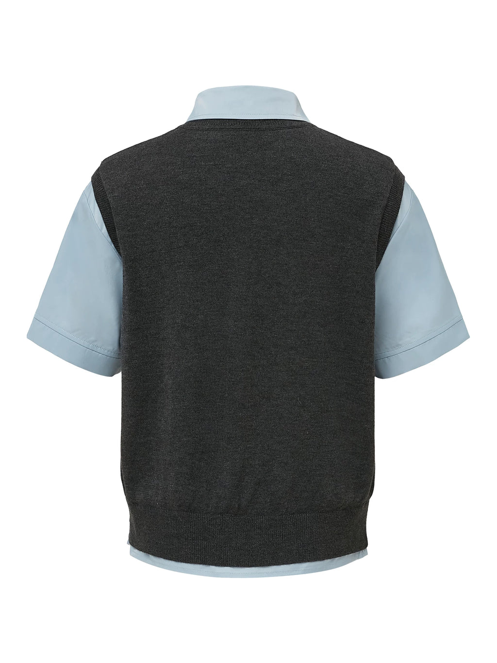 TAICHIISM Casual Knitting Splicing Tee