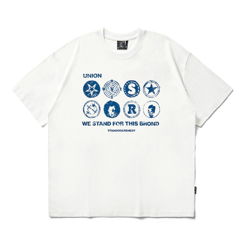 STA X RMD Military Badge Loose Tee