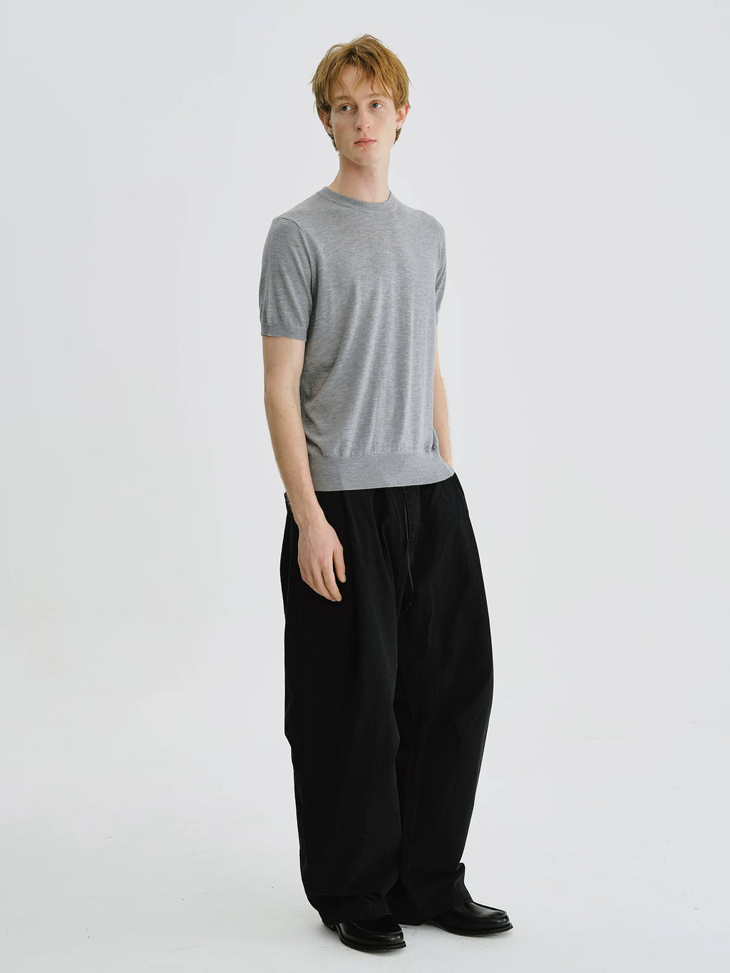 LIVINGTOWN Japanese Simple Casual Knitted Tee