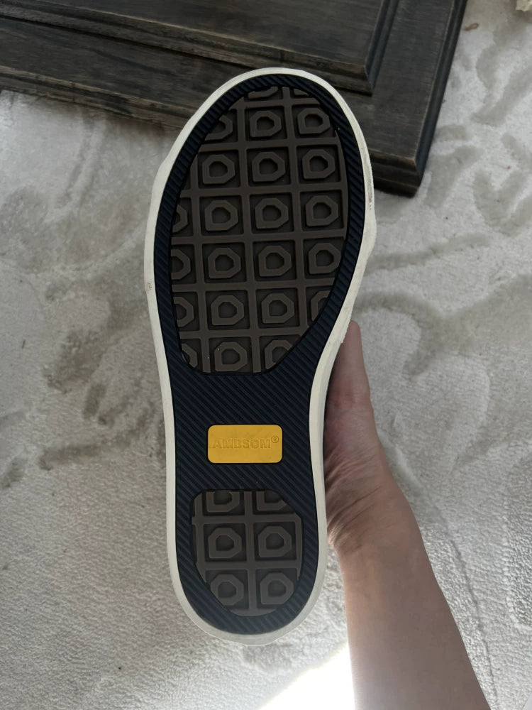 AMBSOM Casual Sports Platform Heightening Espadrilles