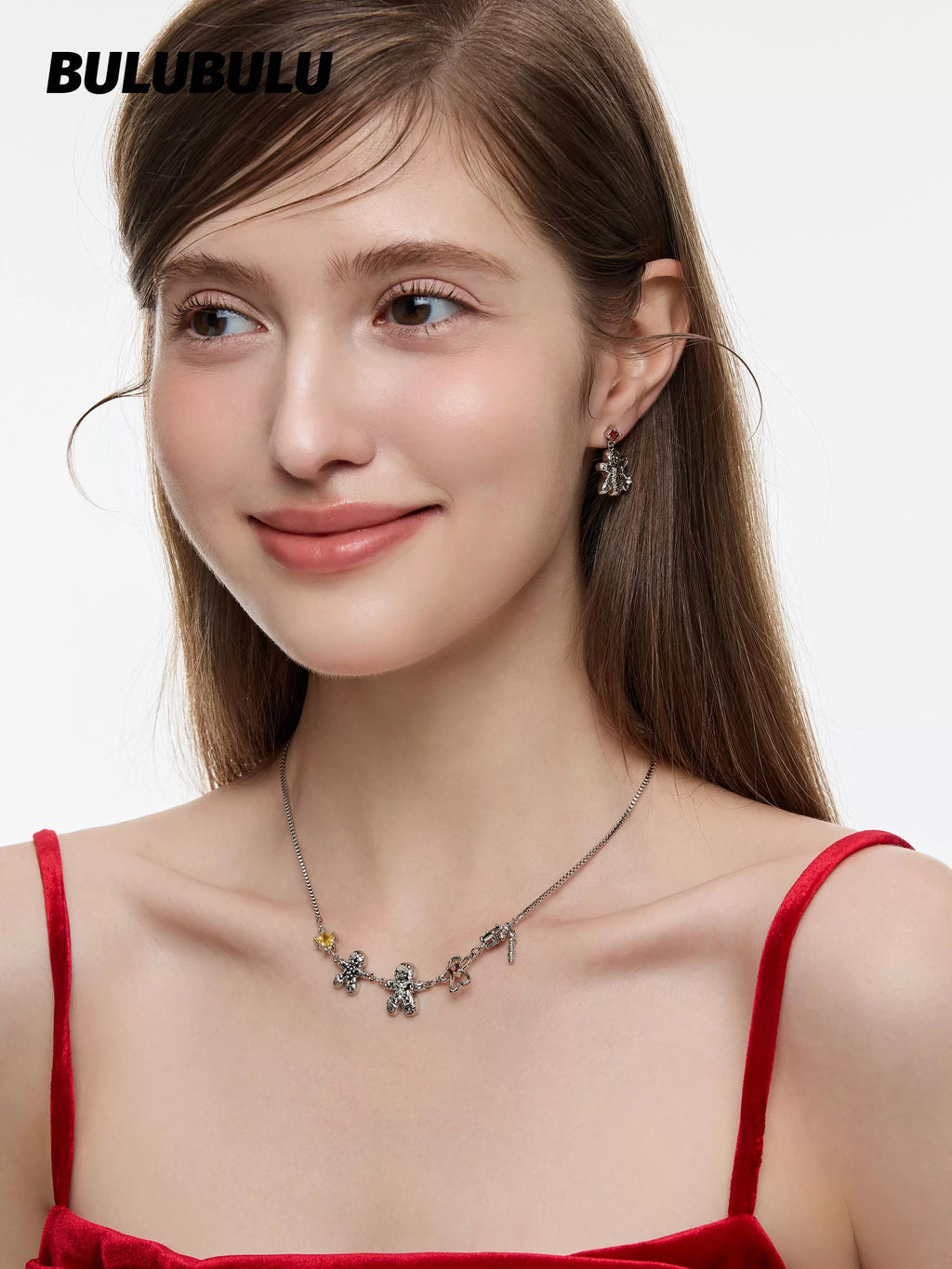 BULUBULU Christmas Gingerbread Man Earrings