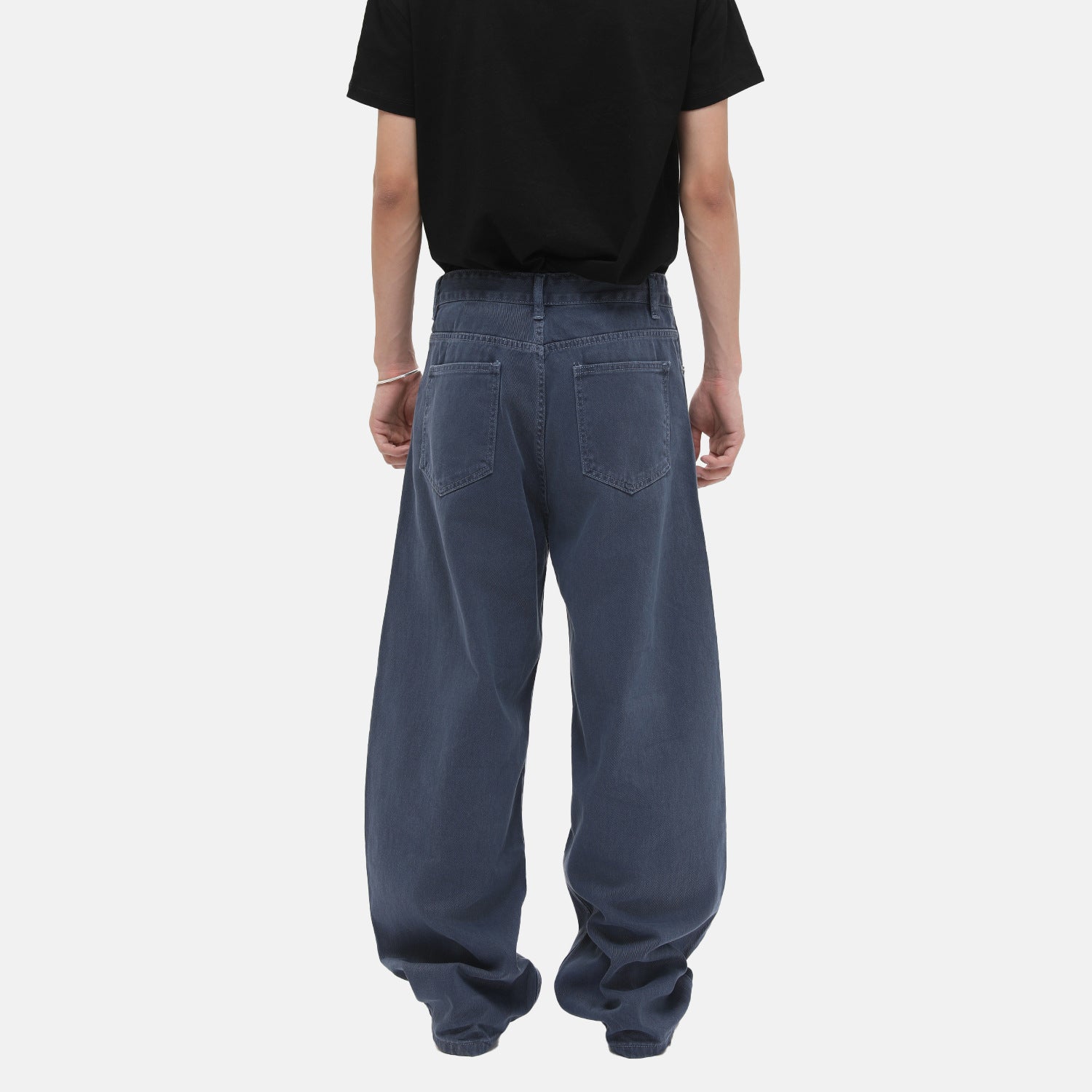 MTLCLOTHES Versatile Drape Floor Wash Jeans