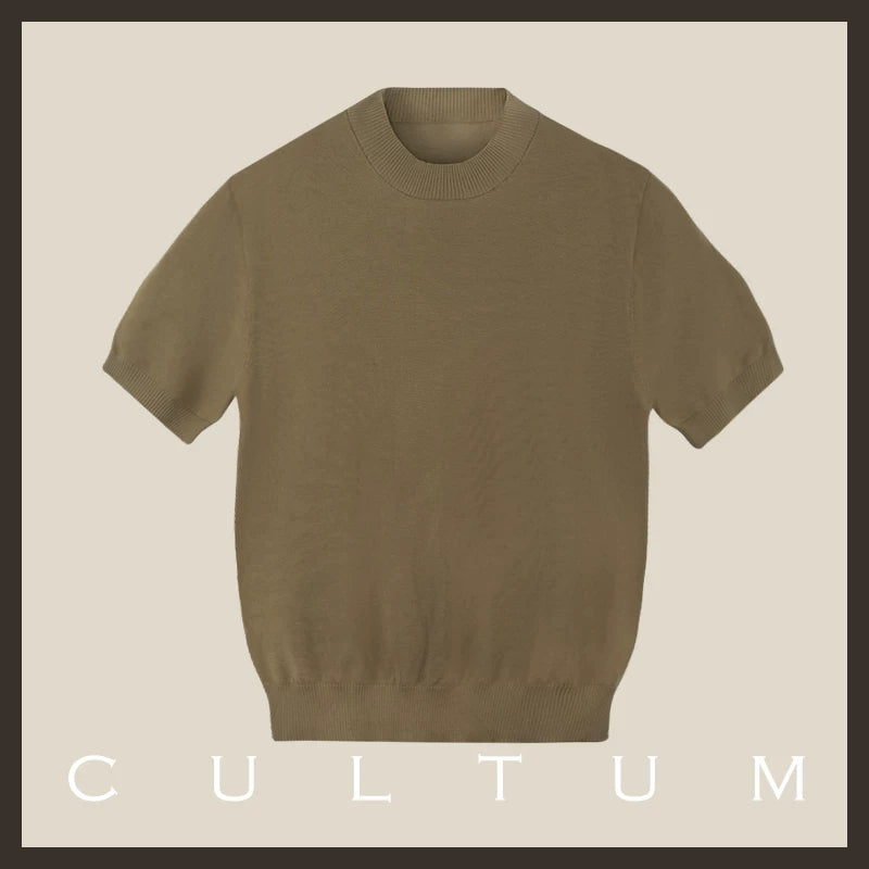 CULTA Light and Breathable Casual Knitted Tee