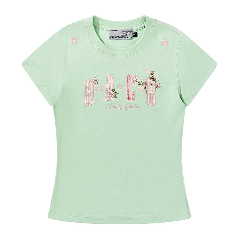 HACR Guava Small Fragrant Sticker Embroidery Tee