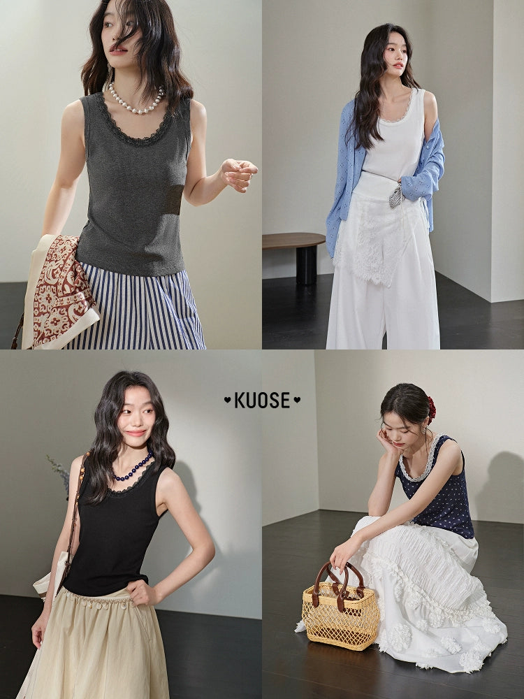 Kuose Knitted Sling Vest