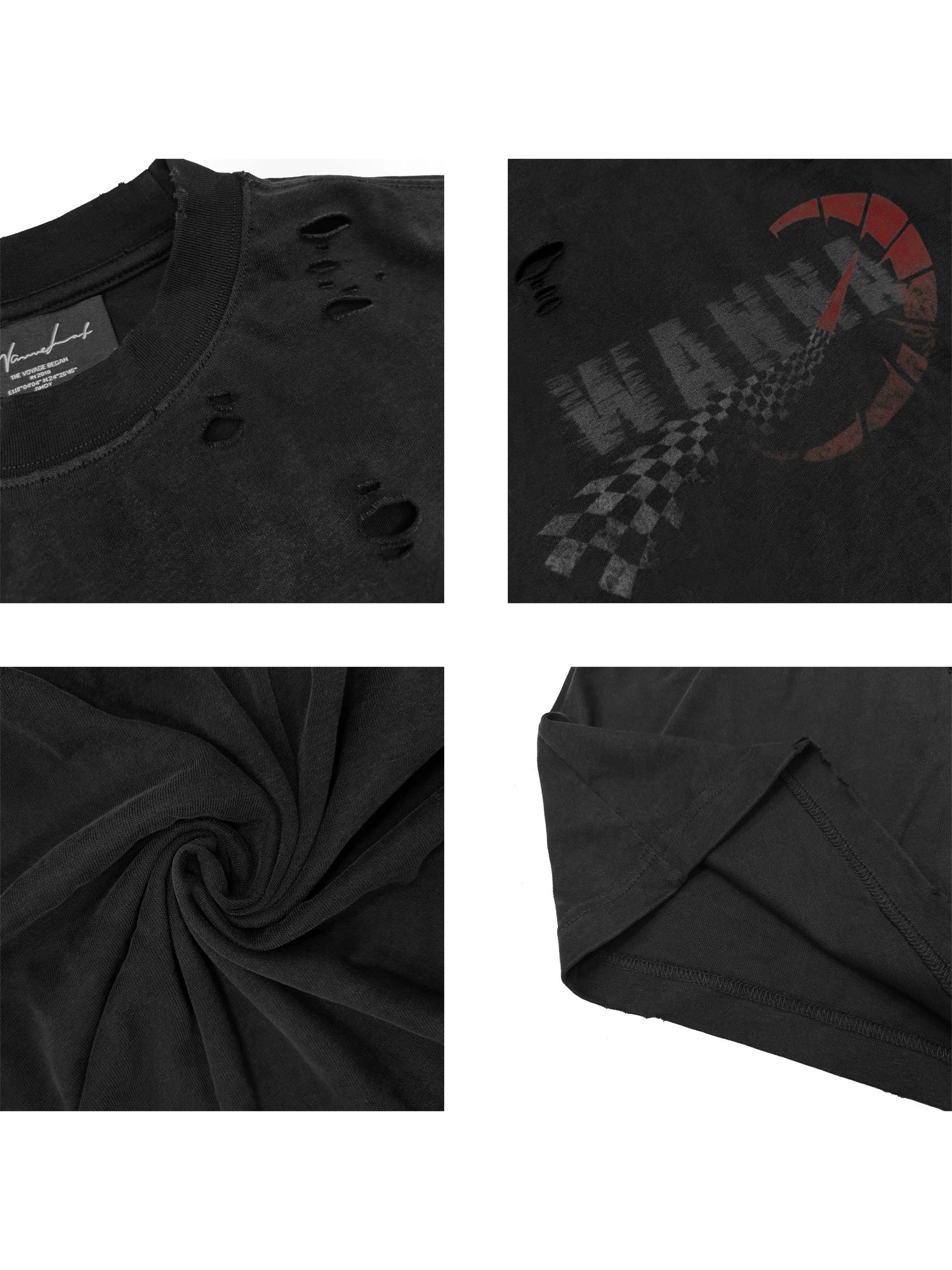 WANNA LAB Retro Old Casual Tee