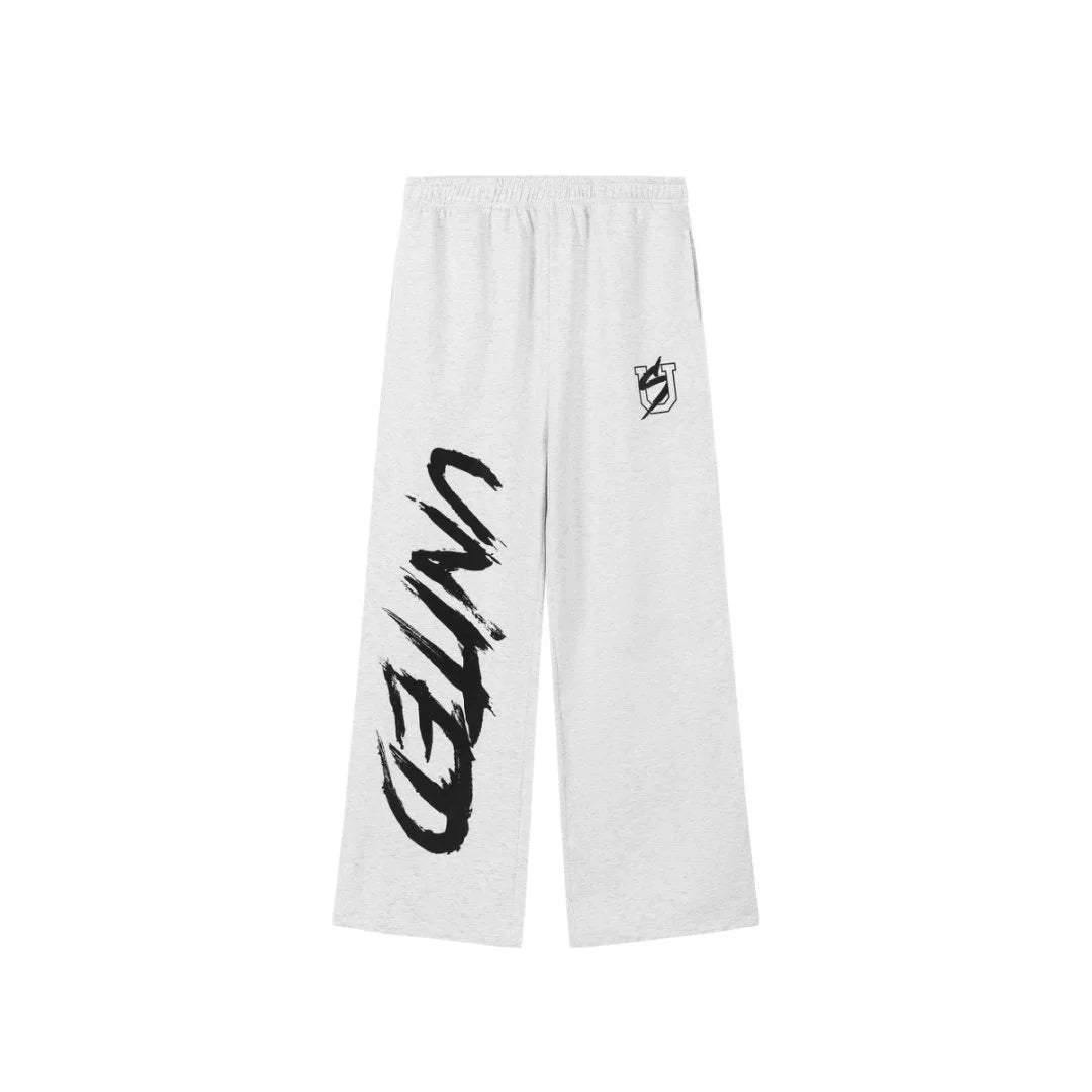 US Ink Graffiti Alphabet Print Trousers