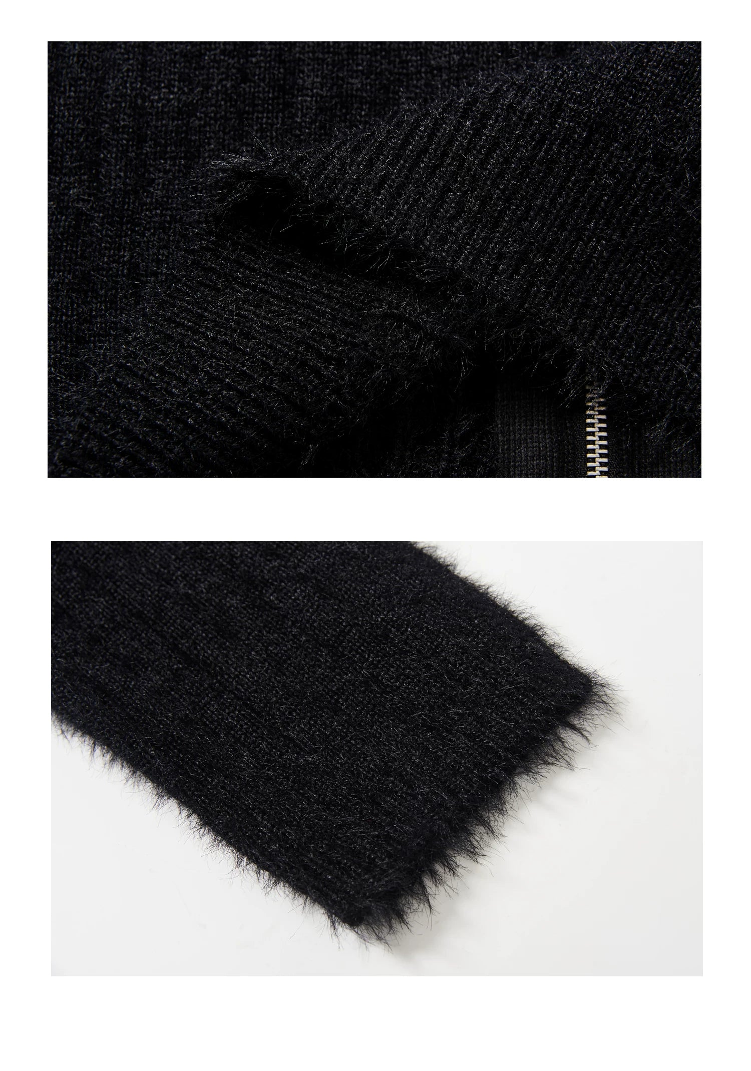 SOUTHFISH Crew Neck Slack Cardigan Sweater