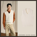 CULTA College Vintage Twisted Knitted Vest