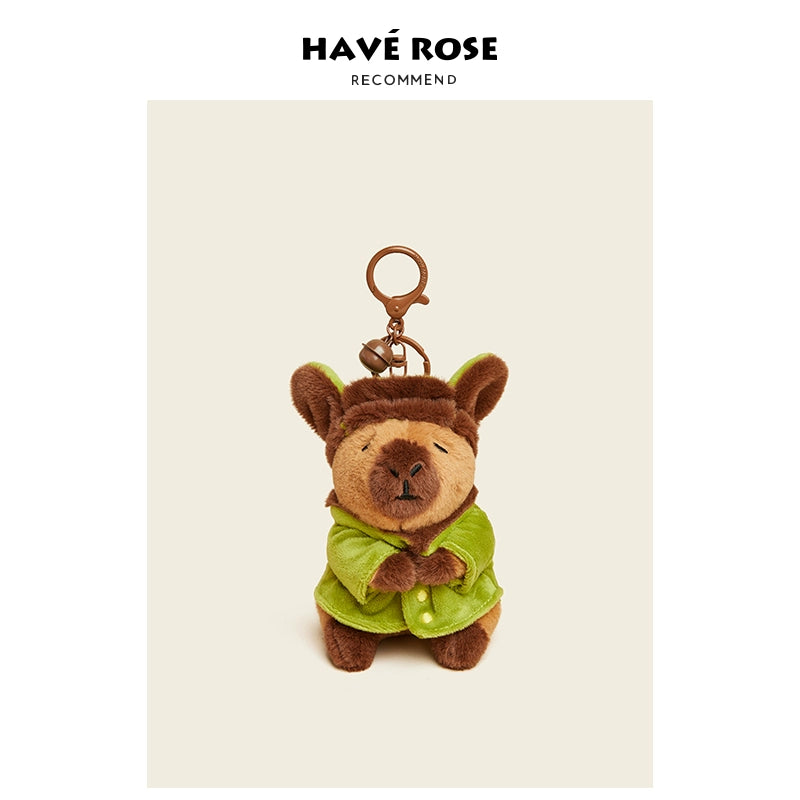 HAVEROSE Ugly Cute Capybara Bag Pendant