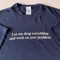 Wang Youbing Fun Slogan Casual Tee