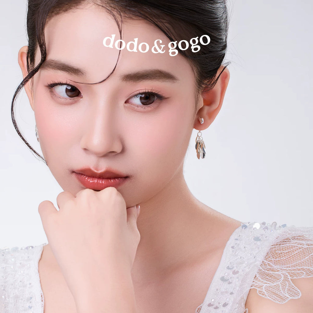 DODOGOGO Light Luxury Niche Fringed Earrings