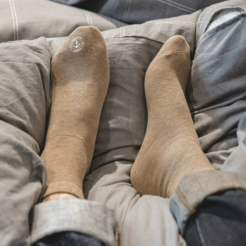 Maden Vintage Anchor Print Medium Tube Socks