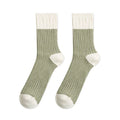 Maden Retro Contrasting Knitted Tube Socks