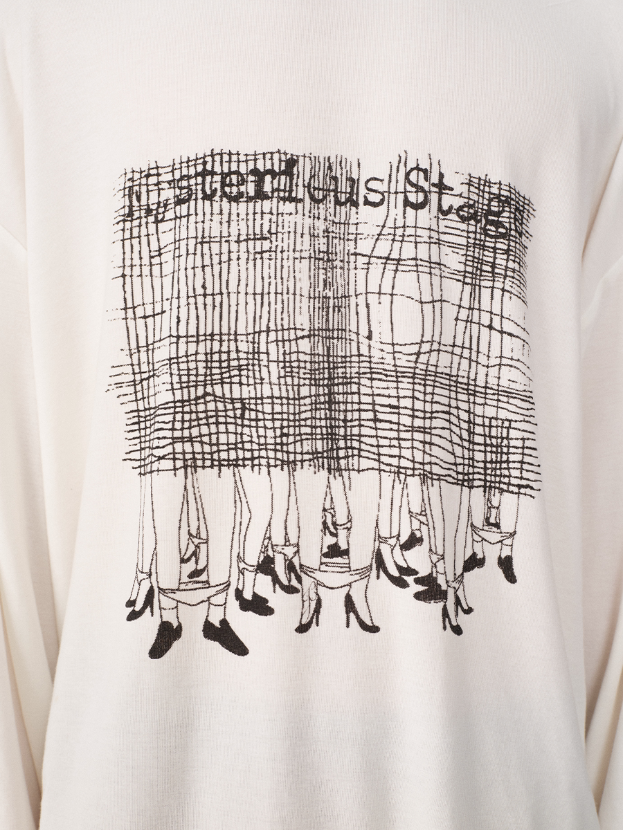 JCAESAR Casual Simple Printed Long Sleeve