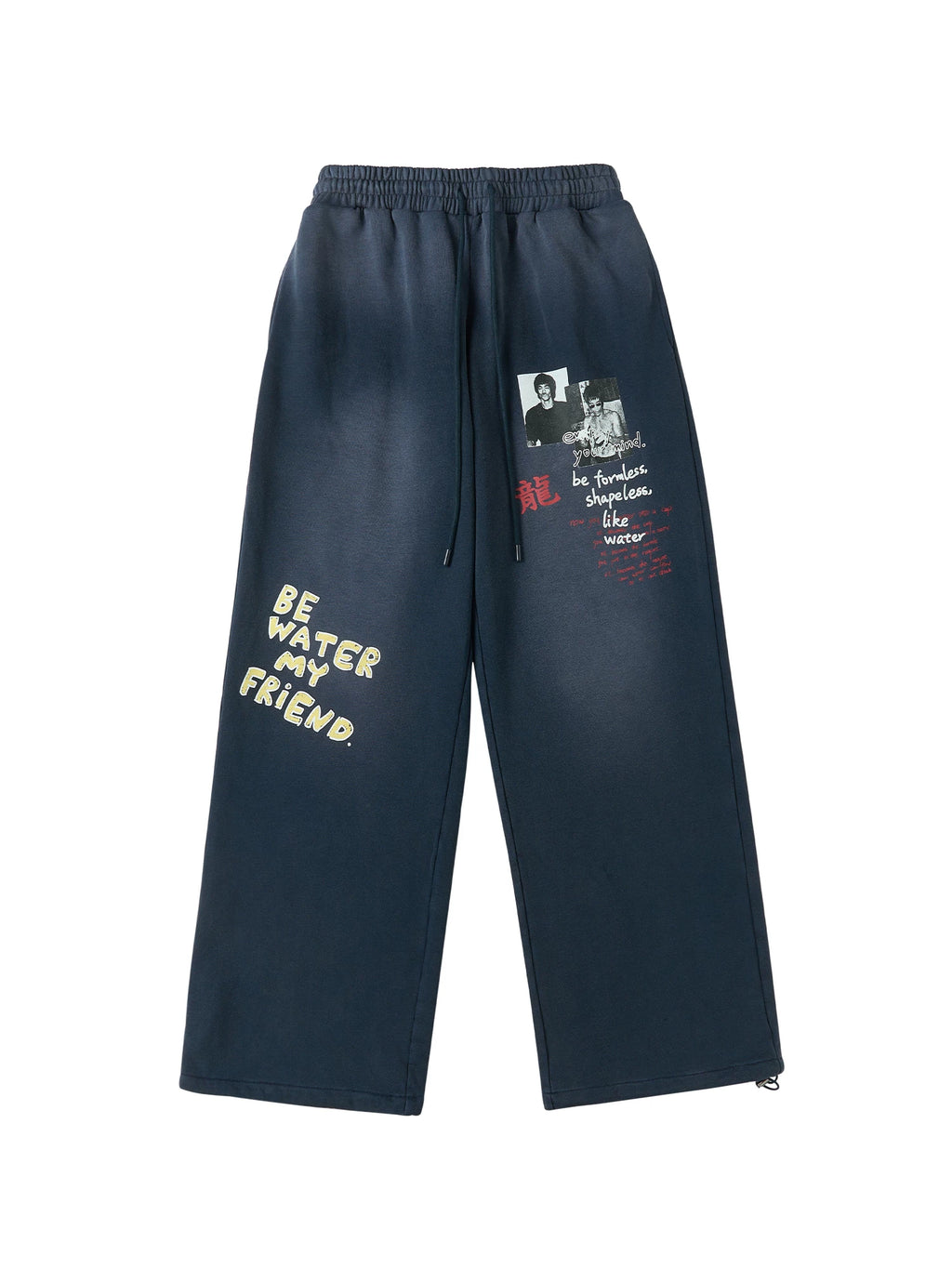 SAXGENWON Wide-leg Straight Sweatpants
