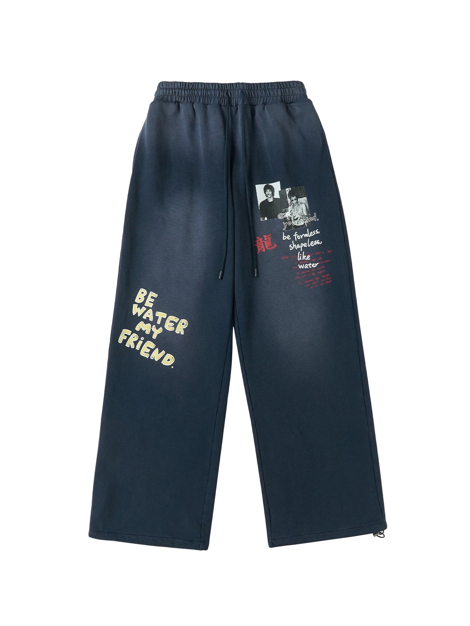 SAXGENWON Wide-leg Straight Sweatpants
