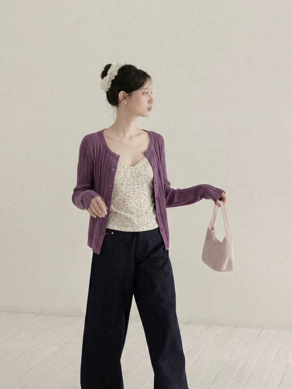 Cantonstory Floral Slim Sling Vest