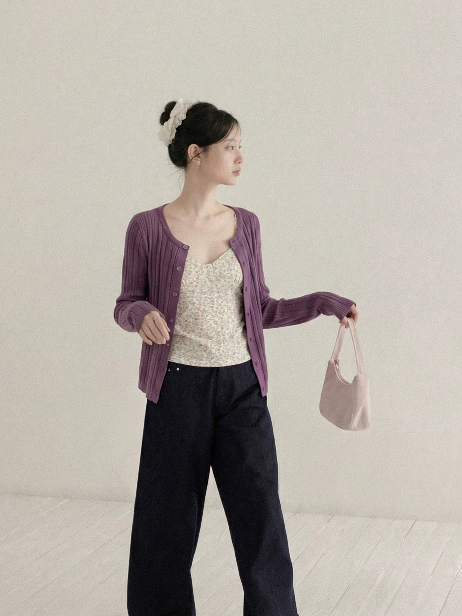 Cantonstory Floral Slim Sling Vest