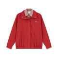 KANO Fake Two-piece Plaid Shirt Spliced Jacket