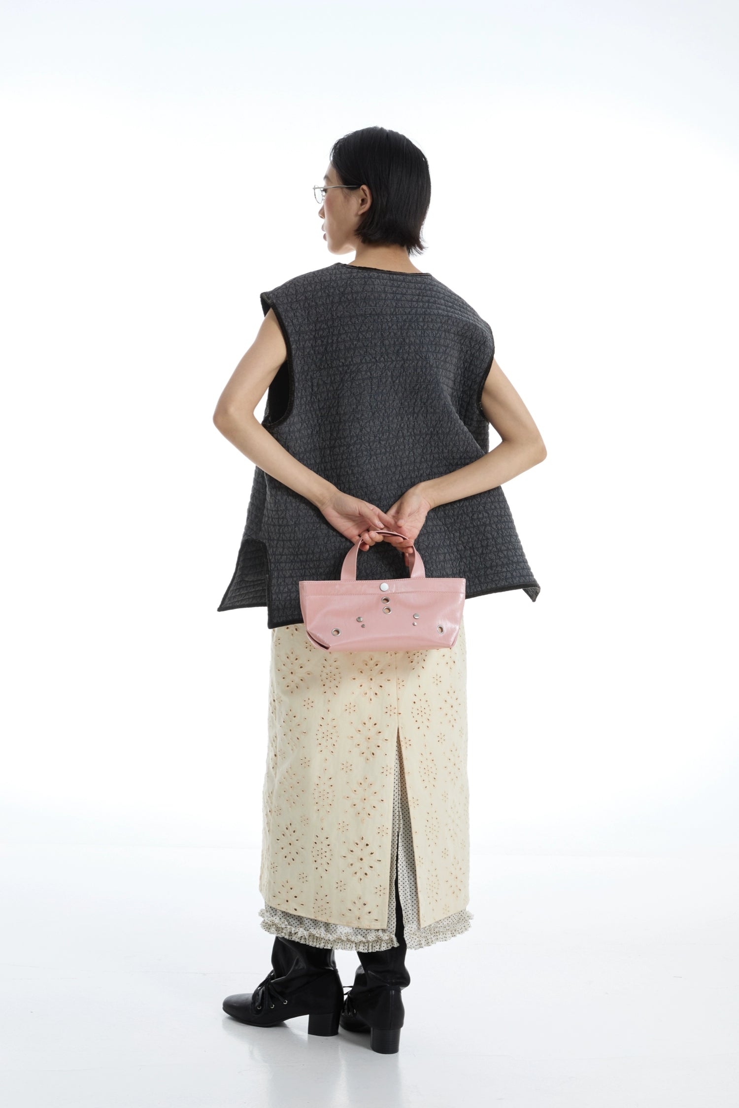 DirtySix Simple Versatile Rivet Handbag