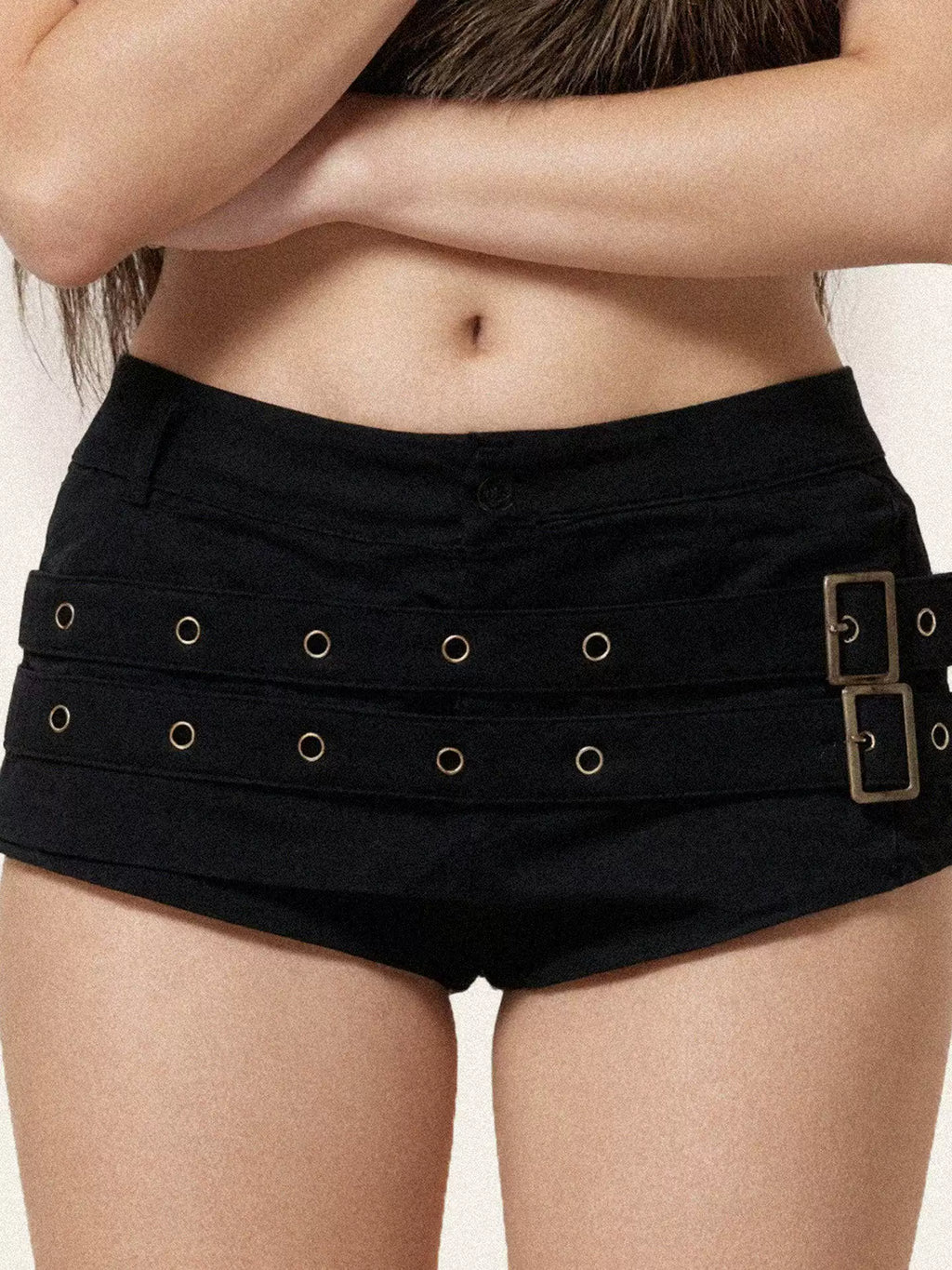 FUNOFF Retro Slim-fit Low-rise Shorts