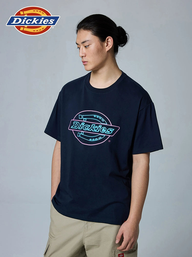Dickies Colorful Big LOGO Pattern Printing Loose Tee
