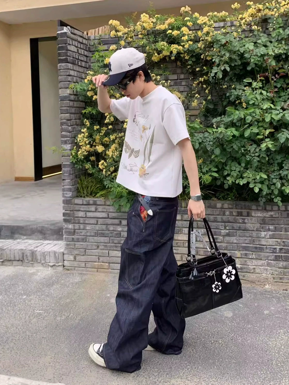 CENSMADE Reborn Butterfly Print Tee.