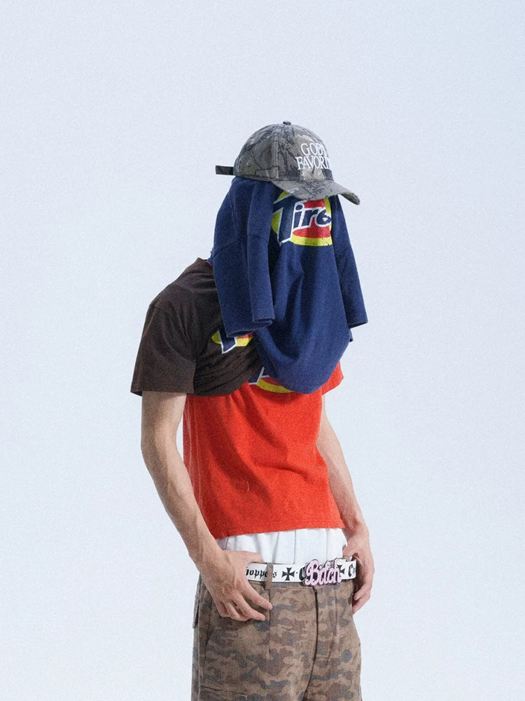 CNCISM Retro Front Shoulder Short Tee