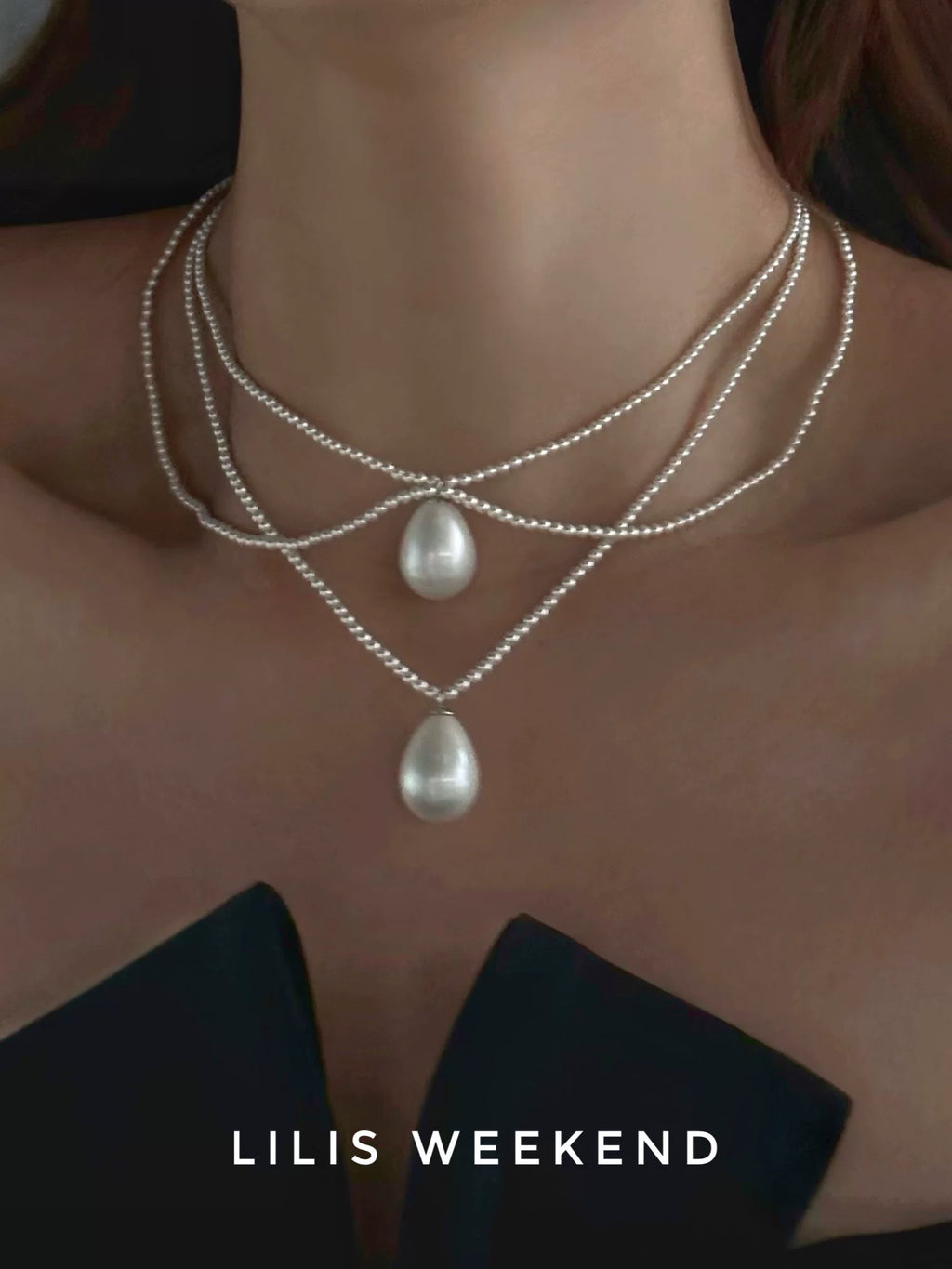 Lilis Weekend Extremely Fine Pearl Necklace