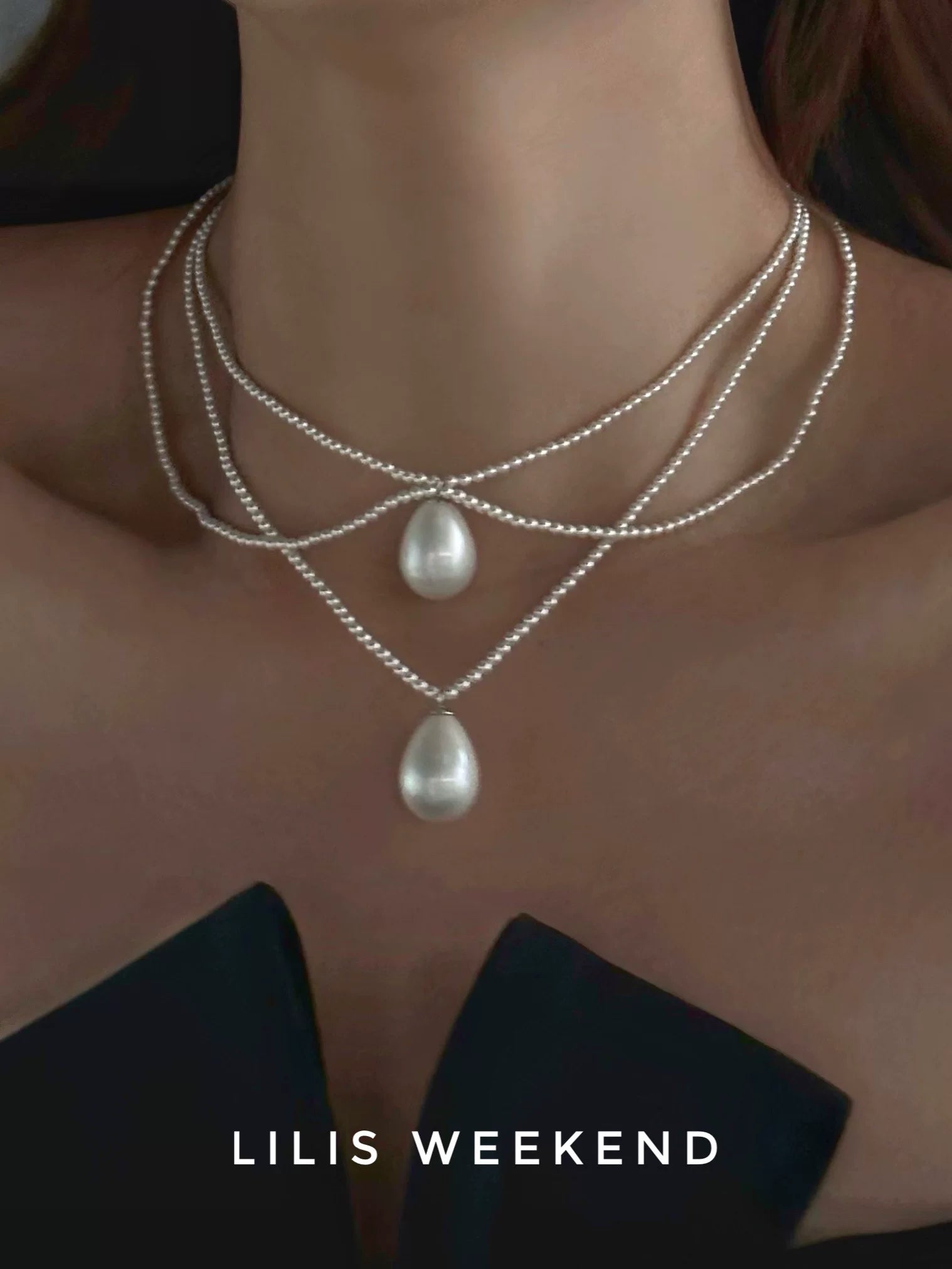 Lilis Weekend Extremely Fine Pearl Necklace