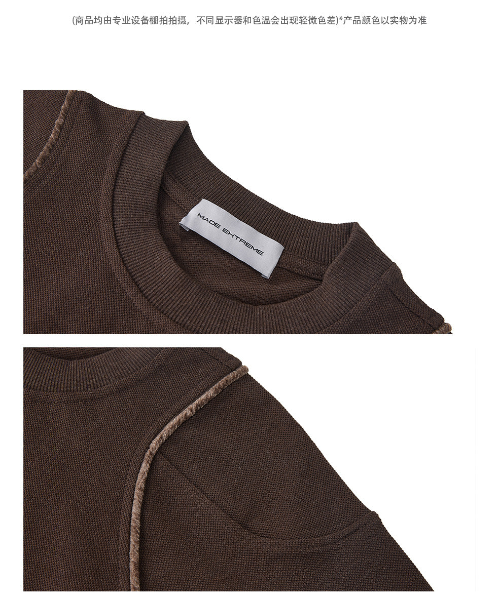 EME Vintage Straight-shoulder Casual Tee
