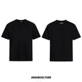 ArguECulturE Rivet Splicing Front Shoulder V-neck Tee