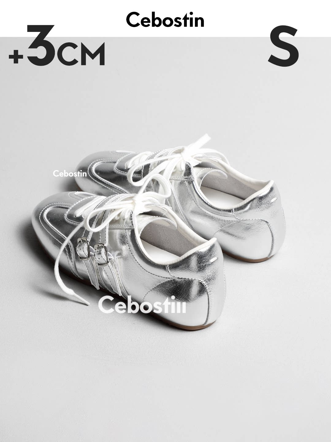Cebostin First Layer Cowhide Heightening Casual Shoes