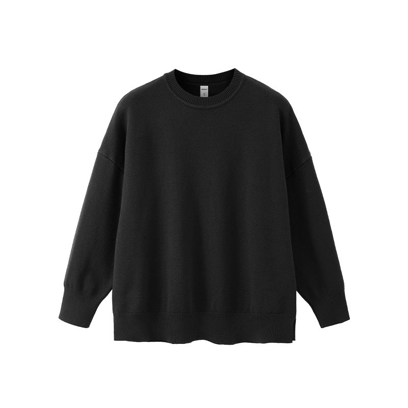 Inflation Crew Neck Loose Versatile Knitted Sweater